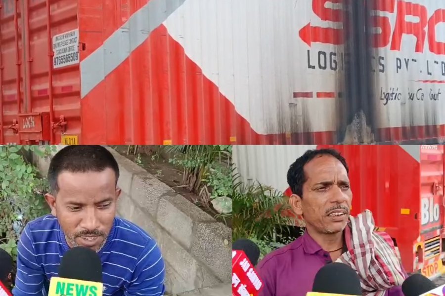 आदित्यपुर हाईटेंशन लाइन के नीचे कंटेनर हादसा: जमीन कब्जे और सुरक्षा मामलो पर सख्त सवाल
